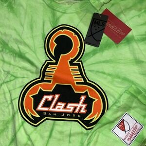 Mitchell &‎ Ness Tshirt Men XL Tie Dye San Jose Clash Soccer